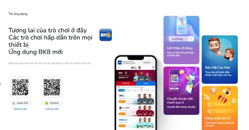 Cách tải app BK8 cho iOS